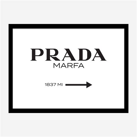 prada marfa logo font|Prada marfa wall art.